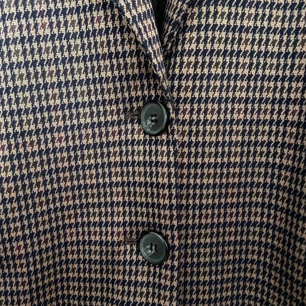 NEW Avec Les Filles Longline Plaid Blazer Anthropologie - Picture 5 of 6